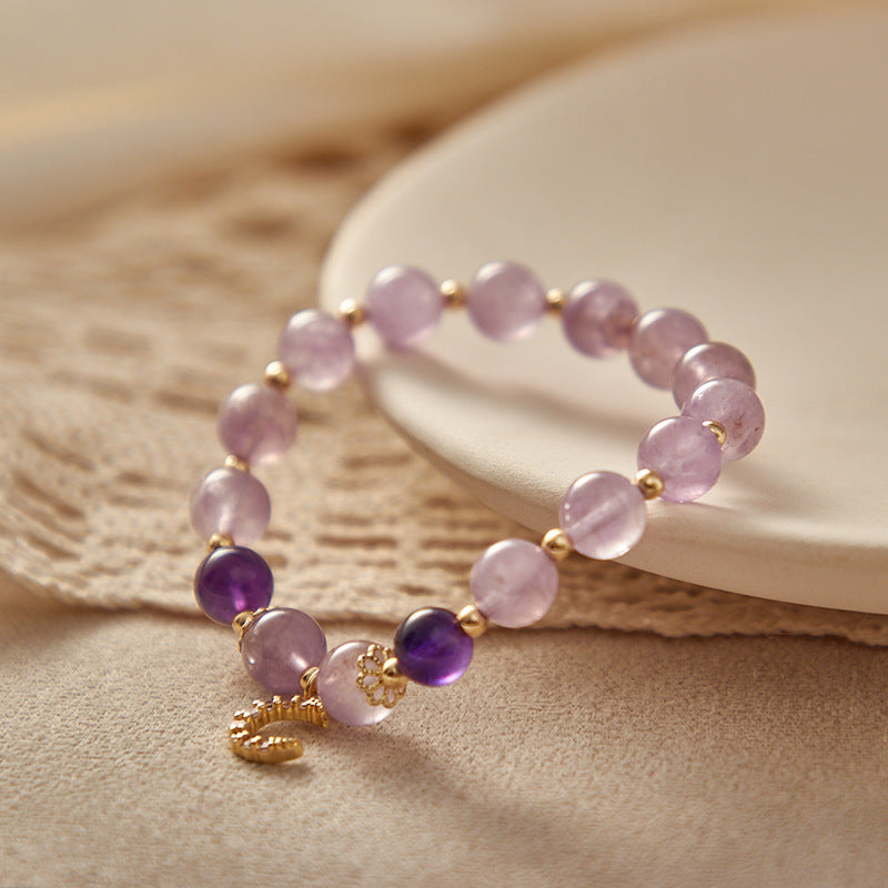 Amethyst Ritual Set – Gua Sha Stone & Crystal Healing Bracelet
