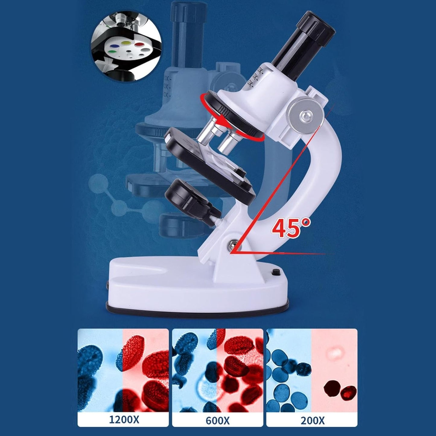 STEM Educational Microscope Kit for Students Children
