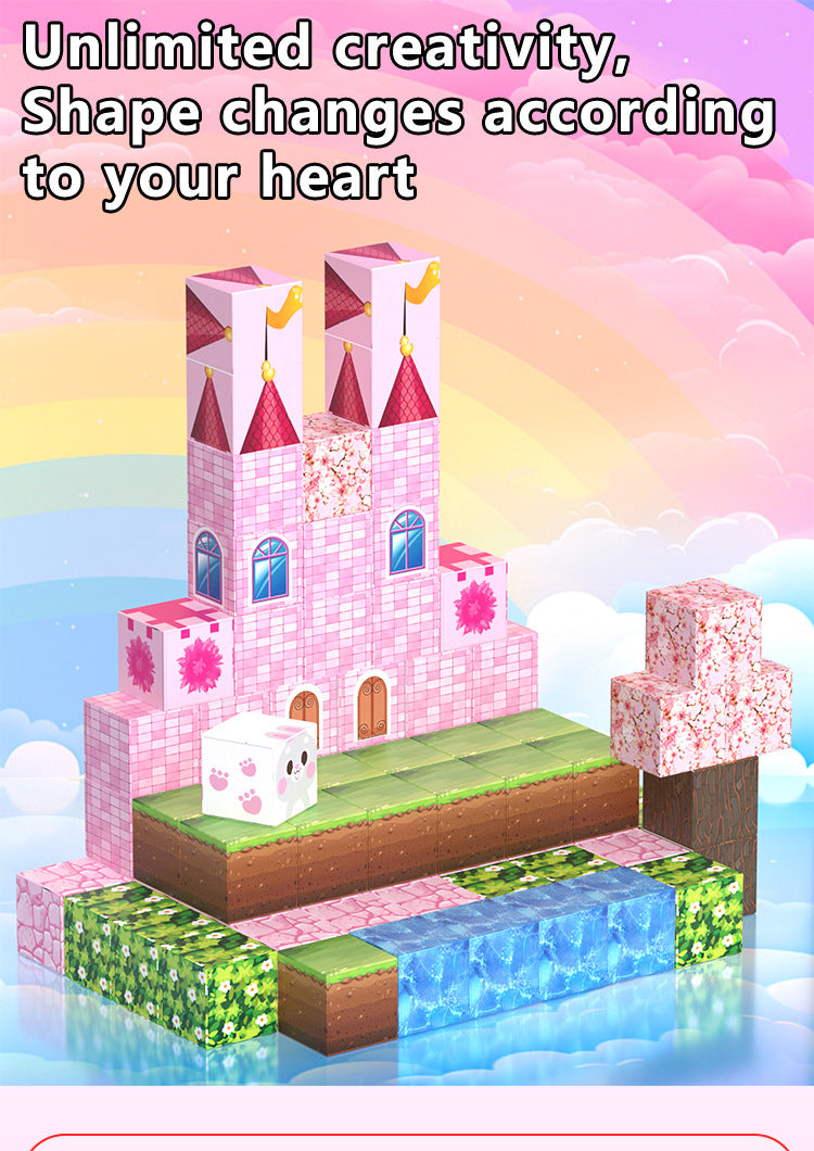 Princess Castle Magnetic Blocks 96pcs Creative Inspiration