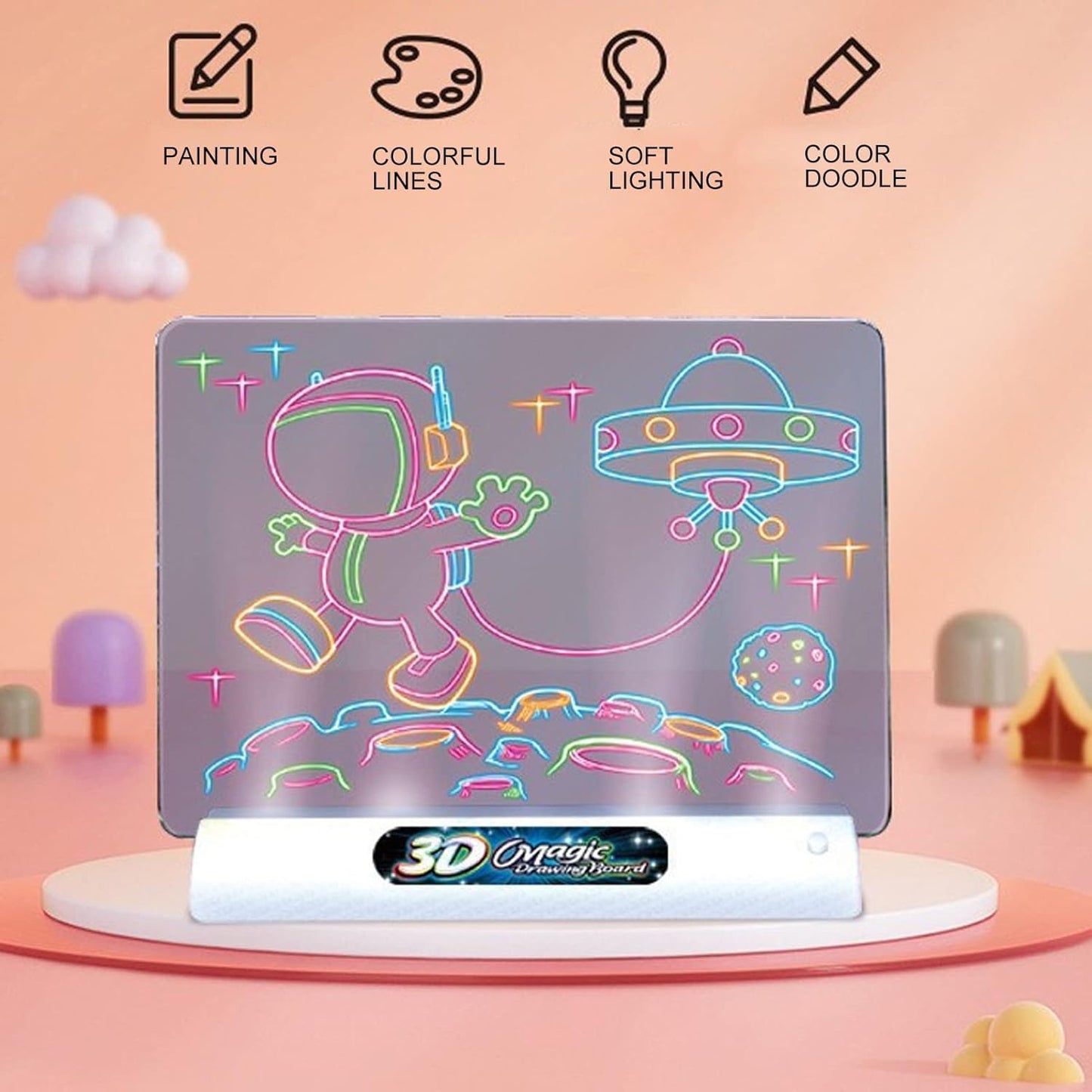 3D Luminous DIY Doodle Light Board