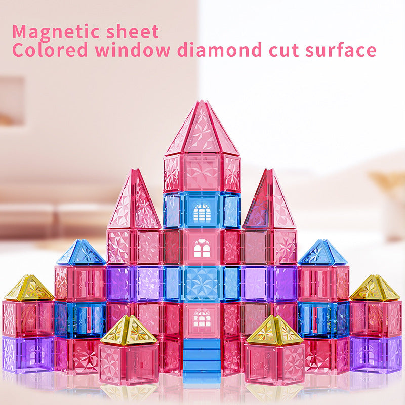 Magnetic Block STEM Toy 100pcs for Unlimited Creativity