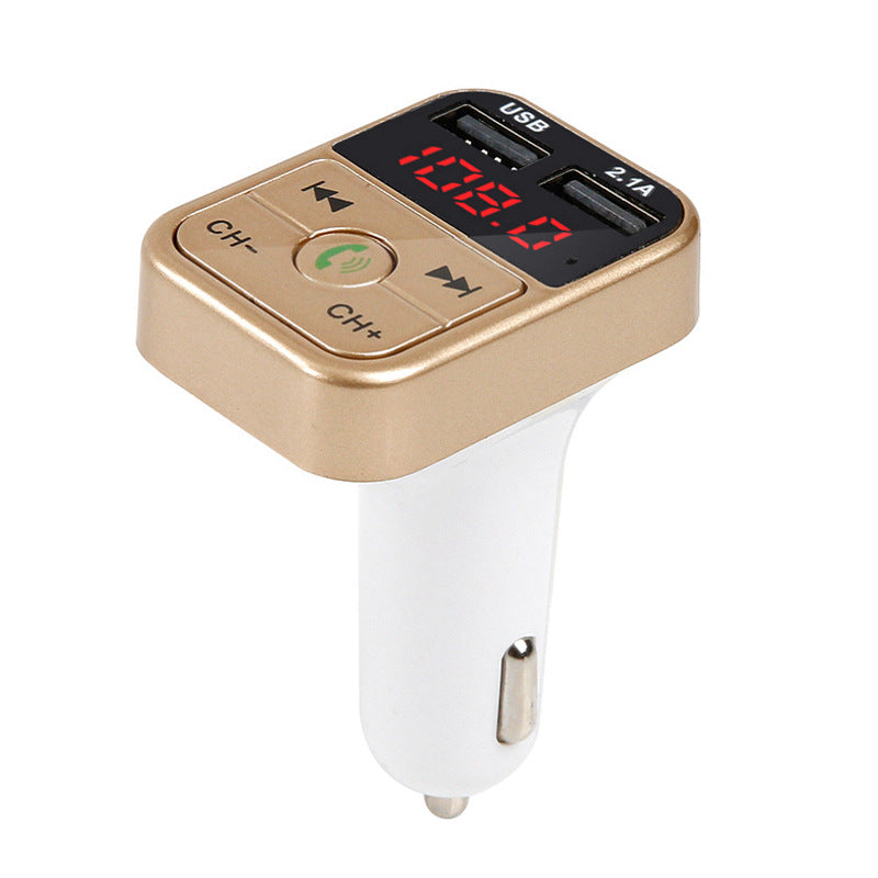Bluetooth 5.0 Car Charger Dual Ports Fast Charge