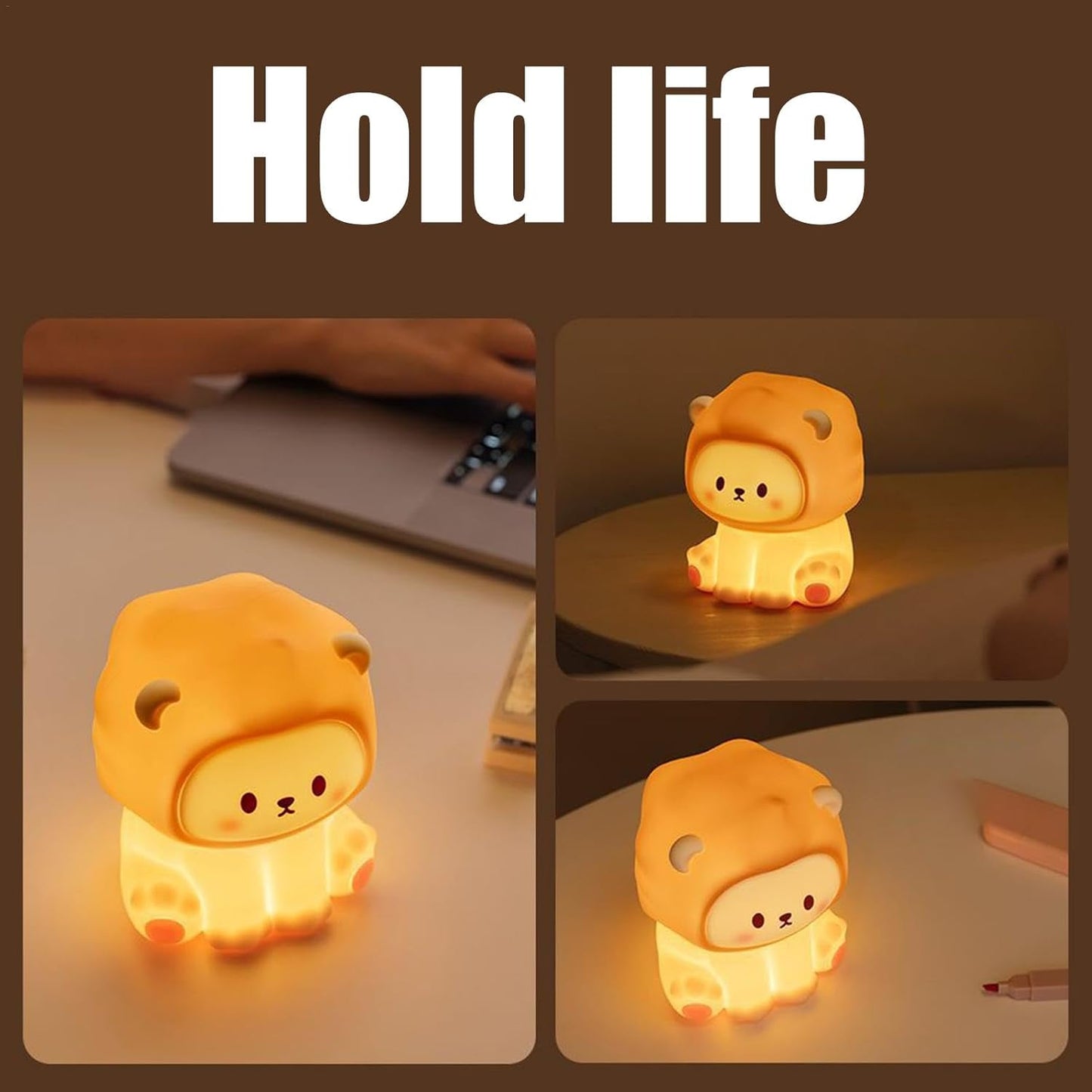Cute Lion Small Night Light