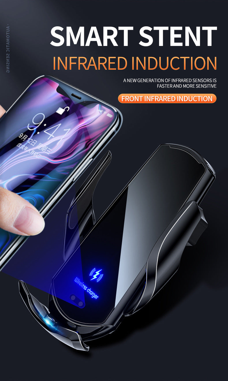 Wireless Car Charger 15W Magnetic Infrared Automatic Mount