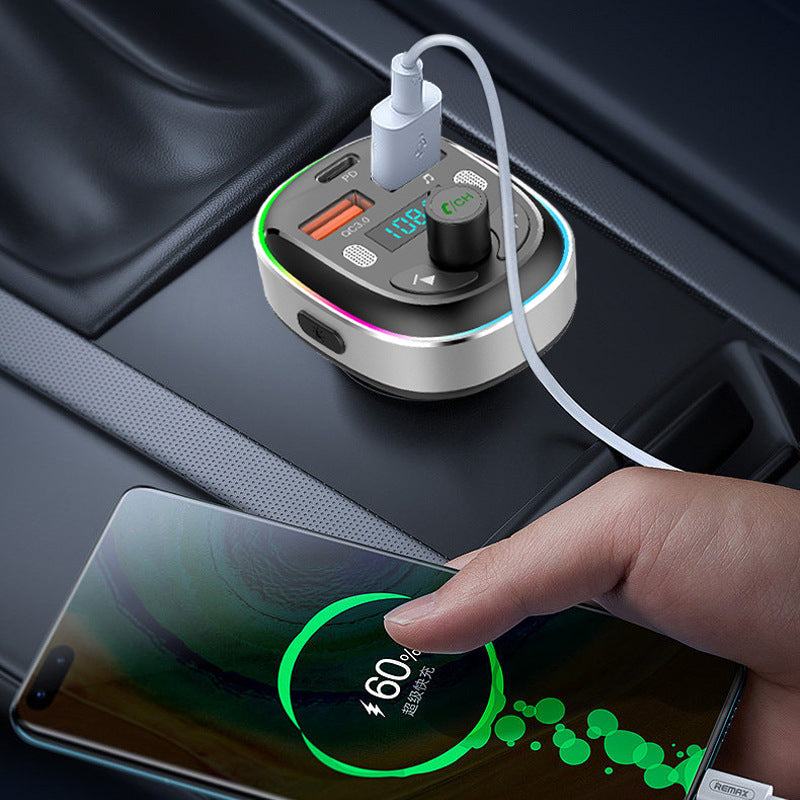 Bluetooth QC 3.0 Car Charger PD 30W FM Transmitter