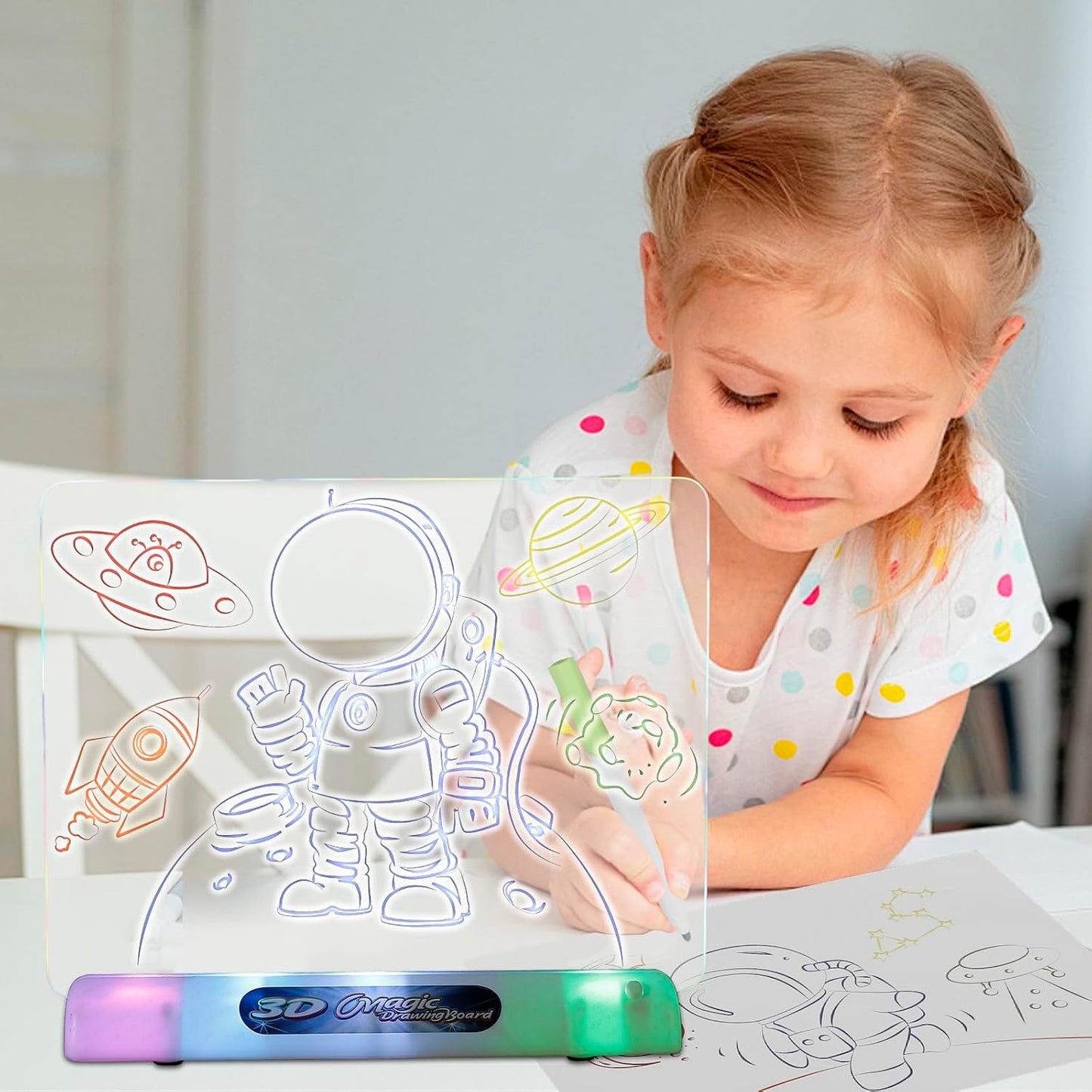 3D Luminous DIY Doodle Light Board