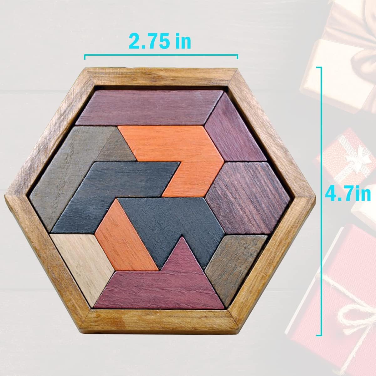 Wooden Puzzles for Brain Challenge