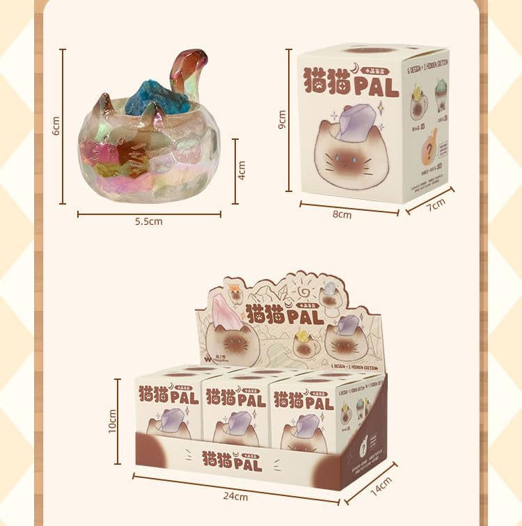 Crystal Cat Resin Action Figures