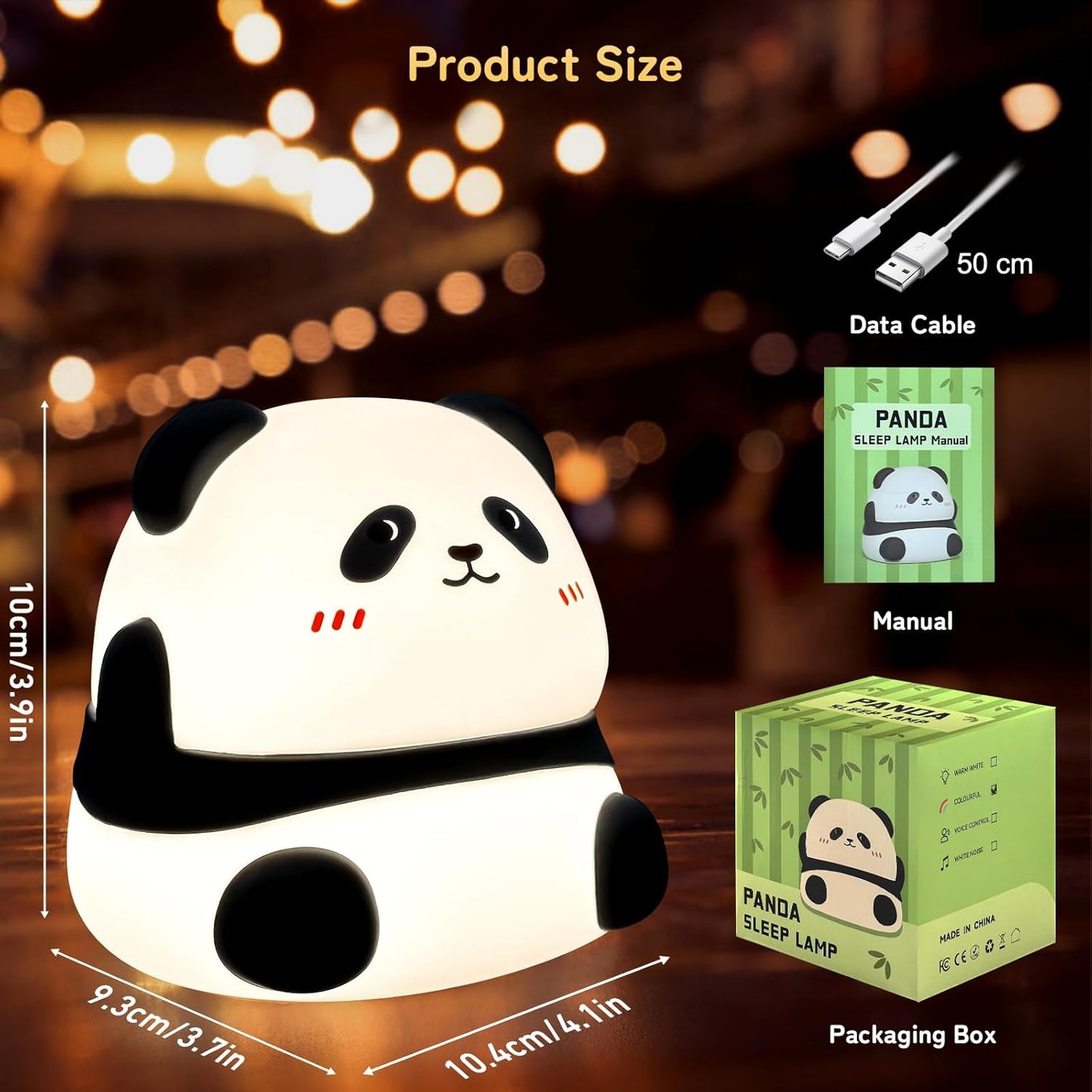 Cuddle-Worthy Panda Night Light