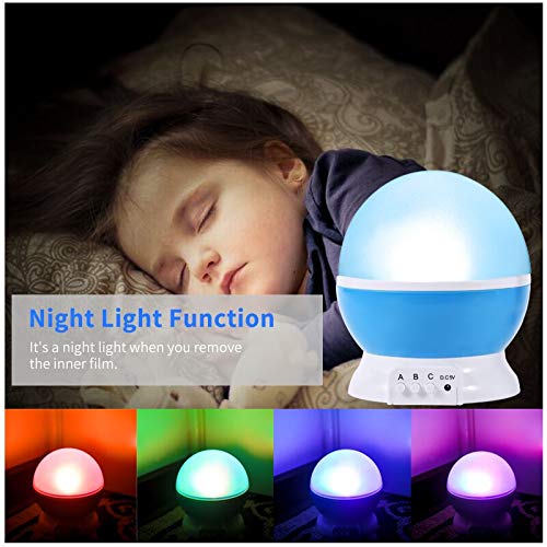 Night Light Moon Star Projector