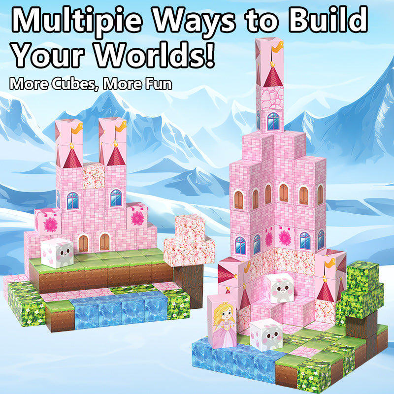 Princess Castle Magnetic Blocks 96pcs Creative Inspiration