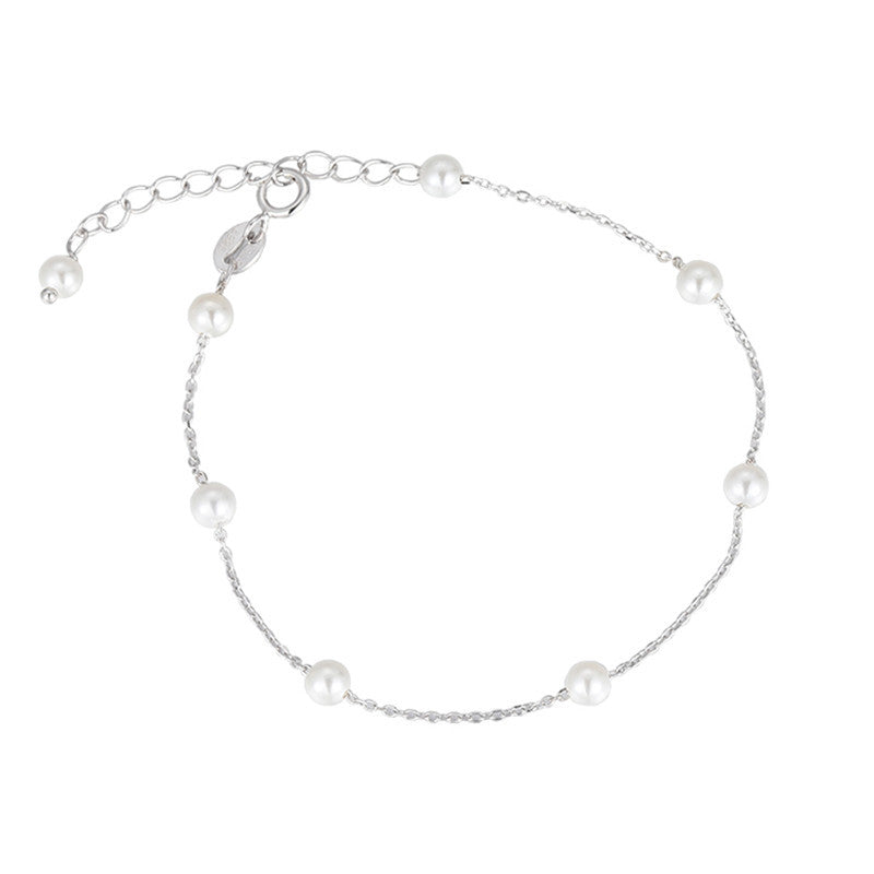 Freshwater Pearl Bracelet Silver plated