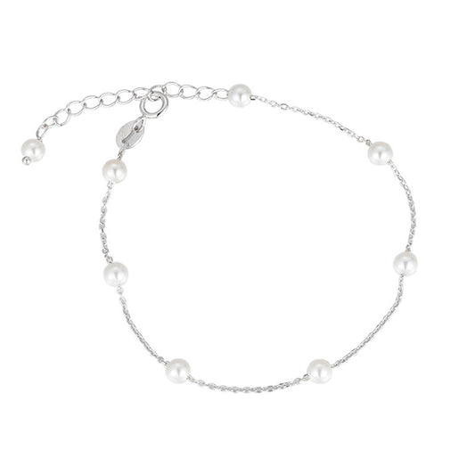 Freshwater Pearl Bracelet Silver plated