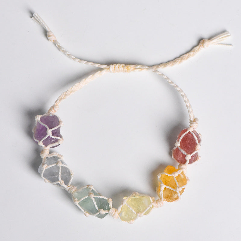 Crystal Bracelet Candy Braided- Peace & Harmony