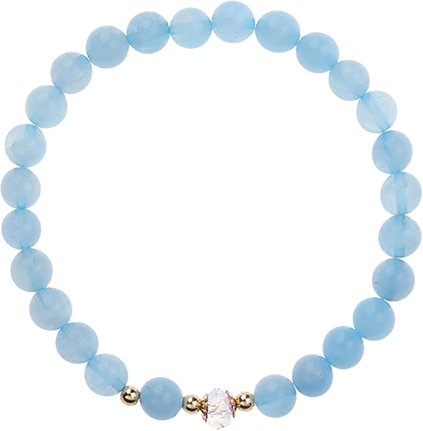 Aquamarine Bracelet 14K gold-plated