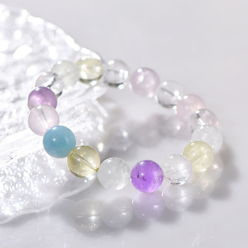 Colorful Natural Crystal Bracelet- Energy Healing Fashion