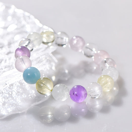 Colorful Natural Crystal Bracelet- Energy Healing Fashion