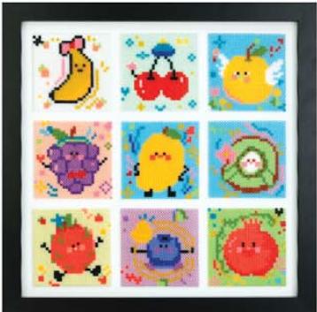 [PRE-ORDER] Pixel Art Fuse Bead Kit with Frame – Choose Your Design