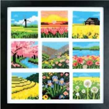 [PRE-ORDER] Pixel Art Fuse Bead Kit with Frame – Choose Your Design