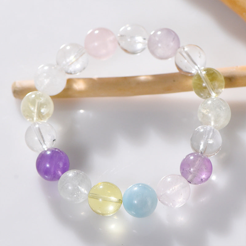 Colorful Natural Crystal Bracelet- Energy Healing Fashion