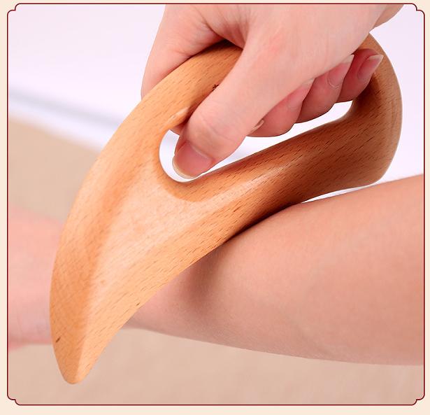 Guasha wooden massage tool