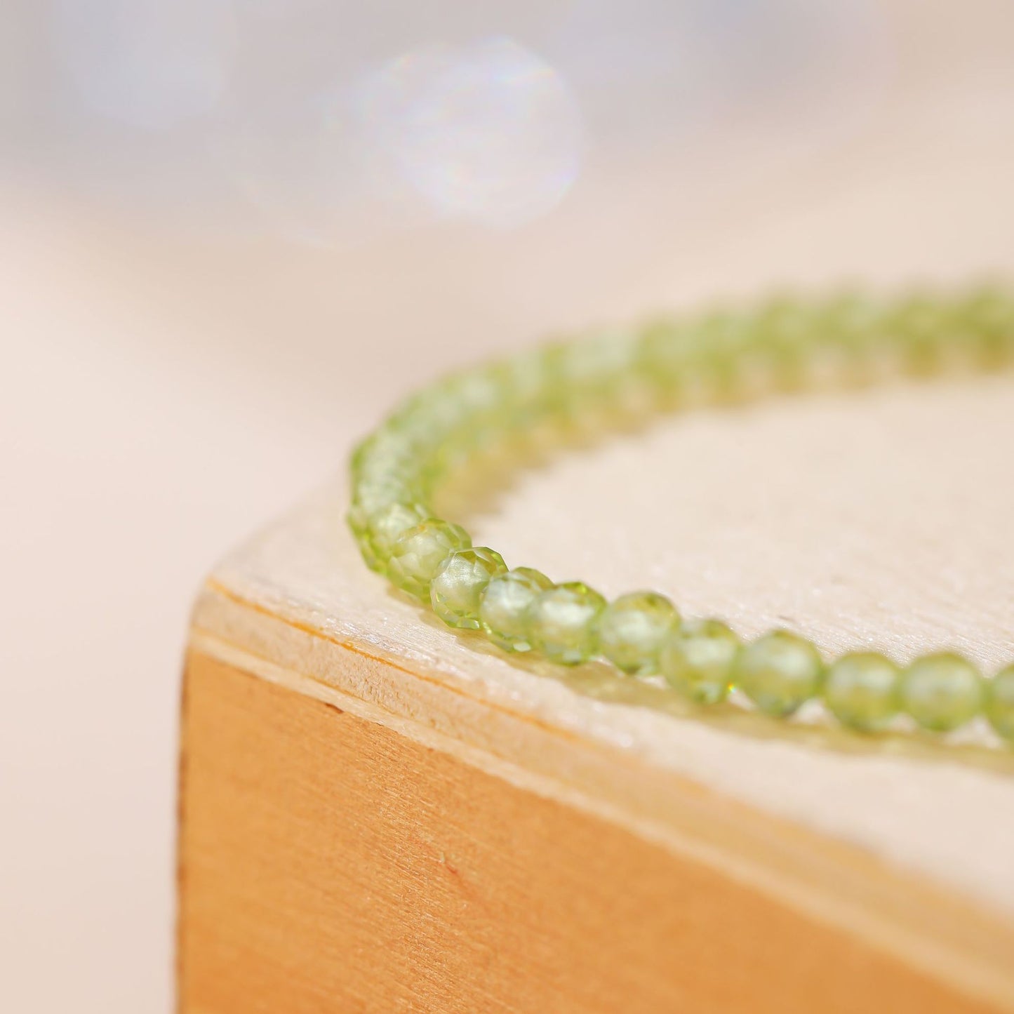 Peridot Crystal Bracelet Fresh Positivity