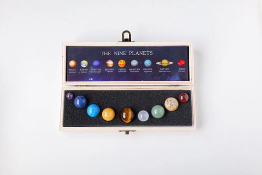 Nine Planets Solar System Handmade Crystal Healing Gemstones