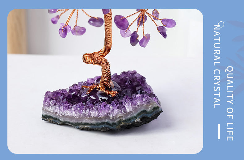 Crystal Tree of Life Natural Amthyst