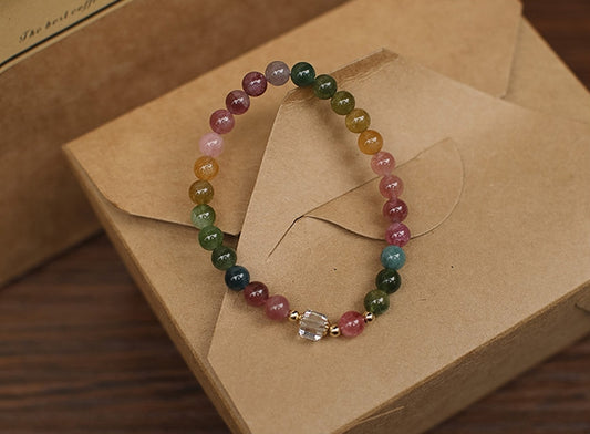 Rainbow Tourmaline Brazilian Bracelet