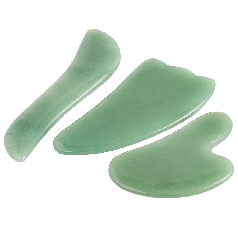 Guasha Jade Stone tool 3 in 1 for face & body massage