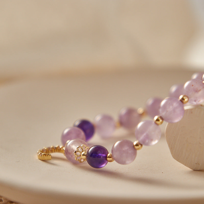 Crystal Healing Amethyst Bracelet