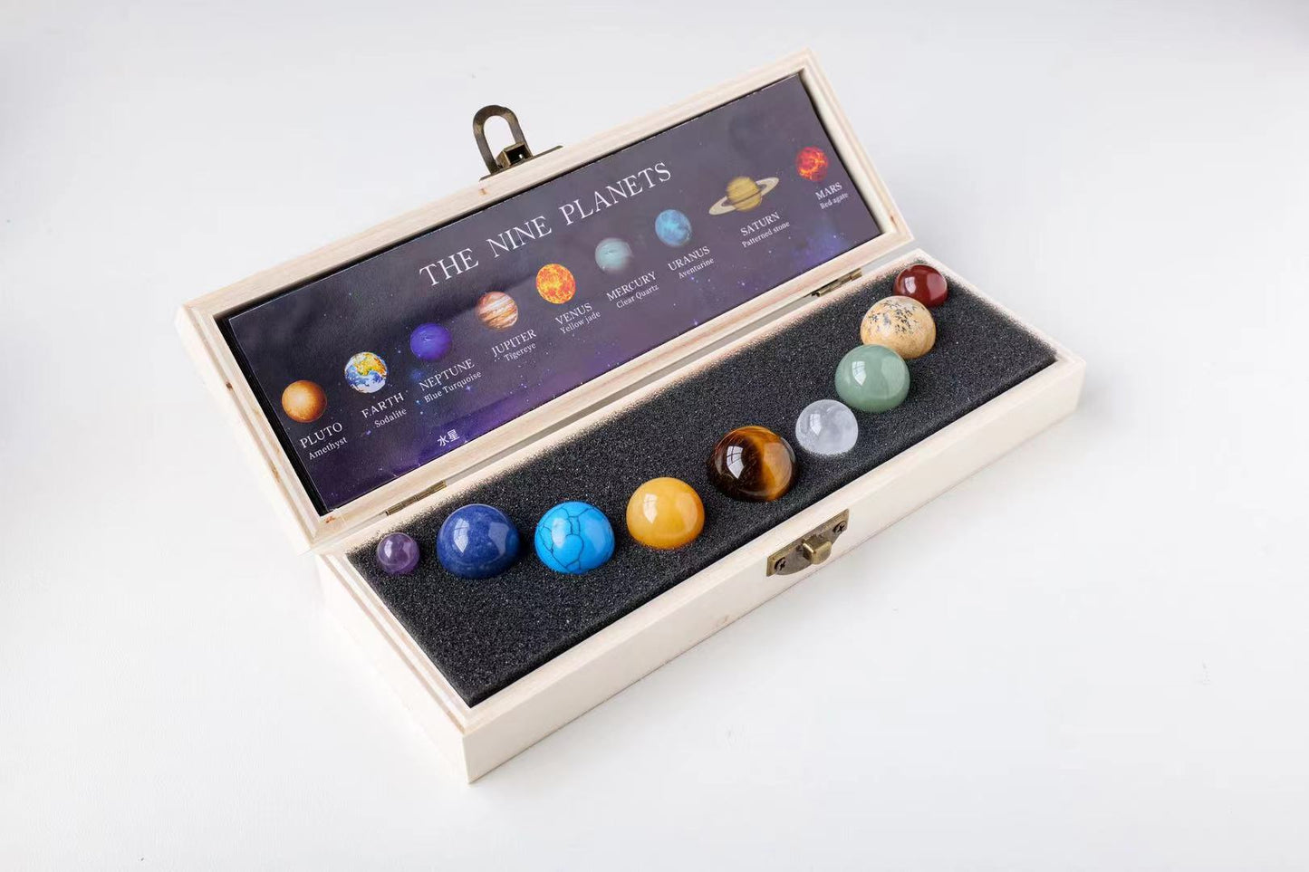 Nine Planets Solar System Handmade Crystal Healing Gemstones