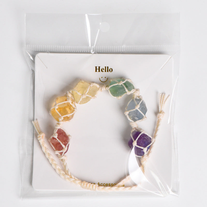 Crystal Bracelet Candy Braided- Peace & Harmony