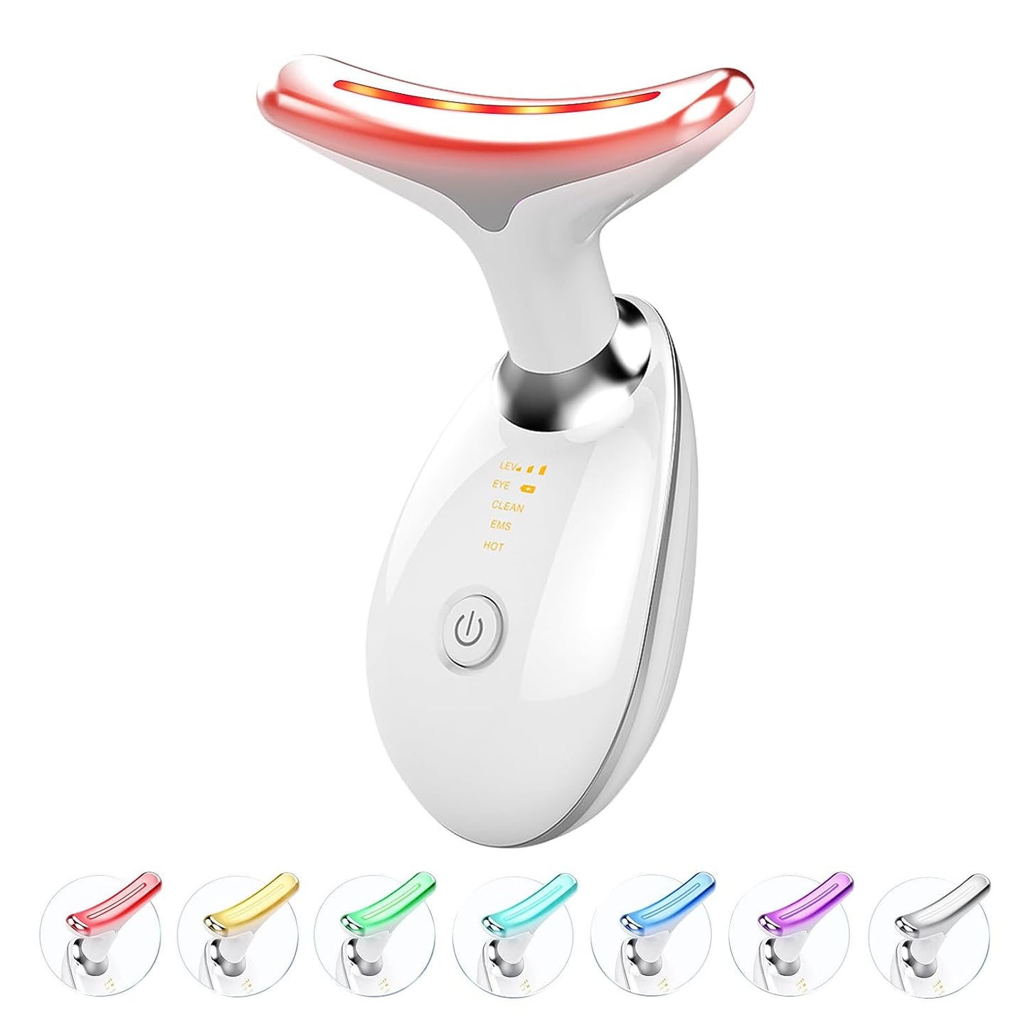 Neck Face Beauty Device 7 Color LED Lights