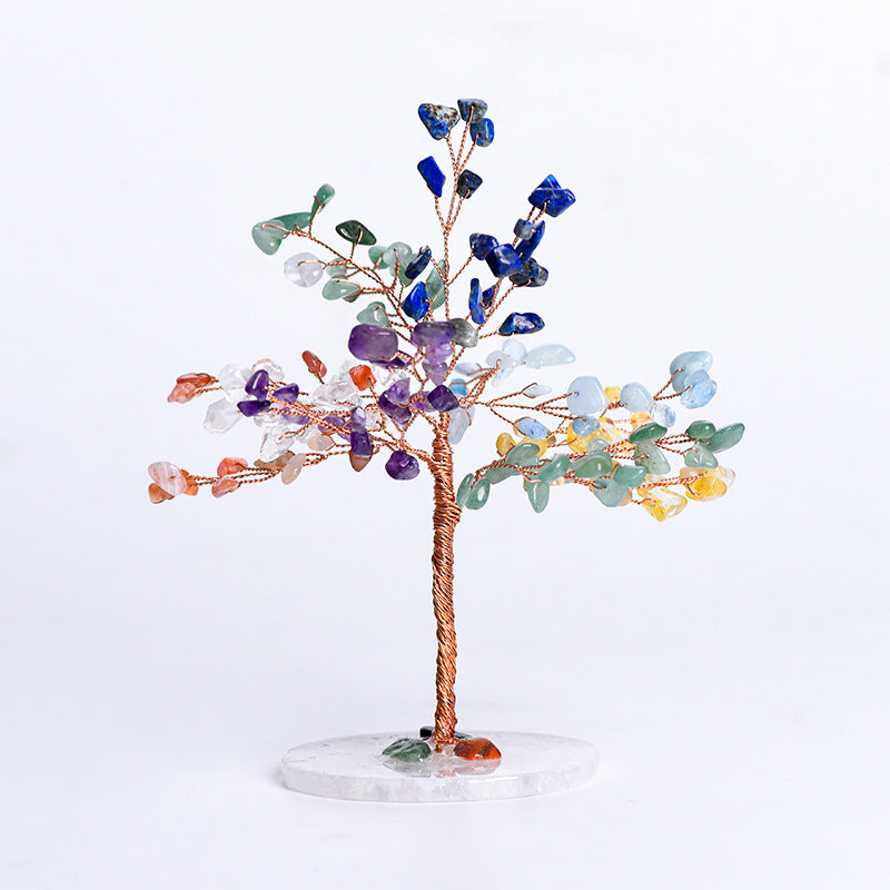 Jade Crystal Tree of Life Home Decor