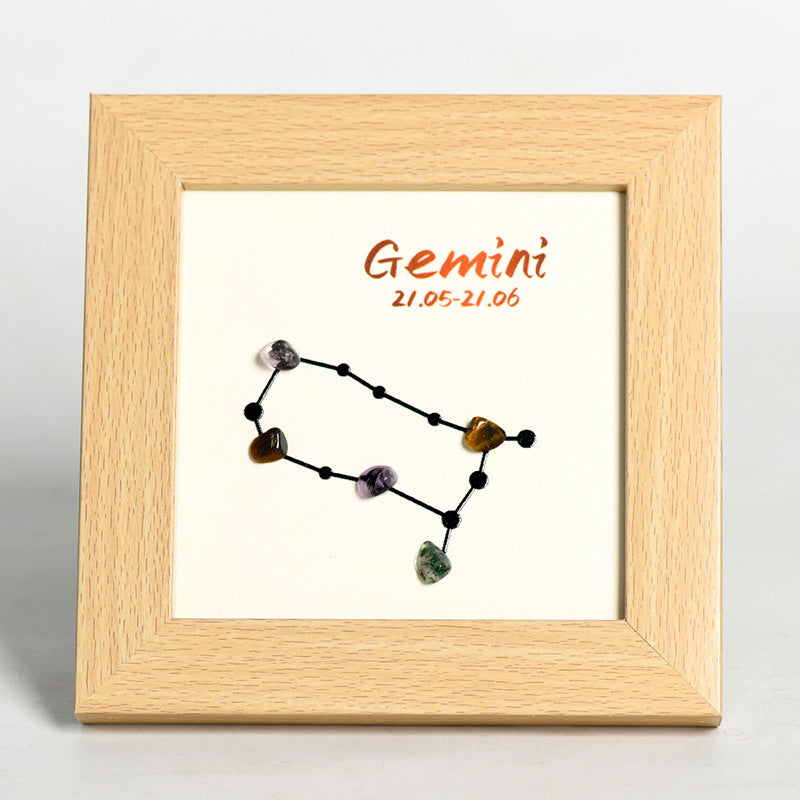 Constellation Crystal Natural Stone Photo Frame