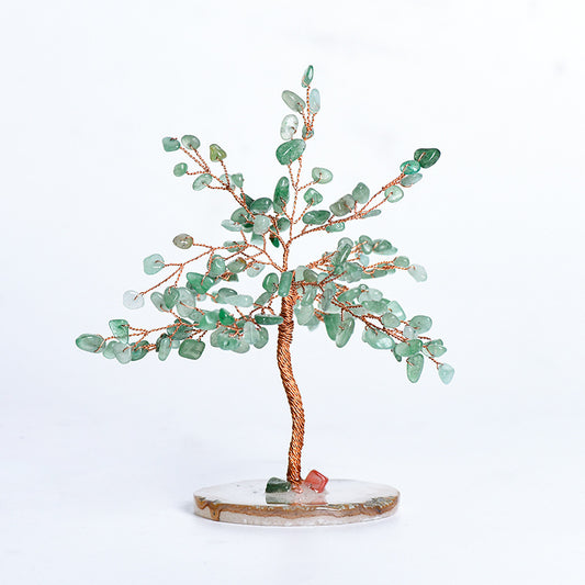 Jade Crystal Tree of Life Home Decor