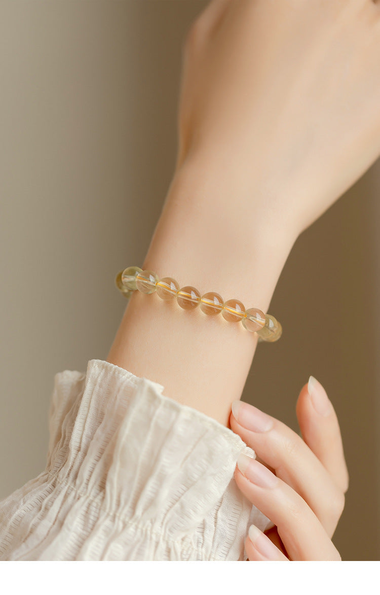 Citrine Crystal Bracelet Good Luck