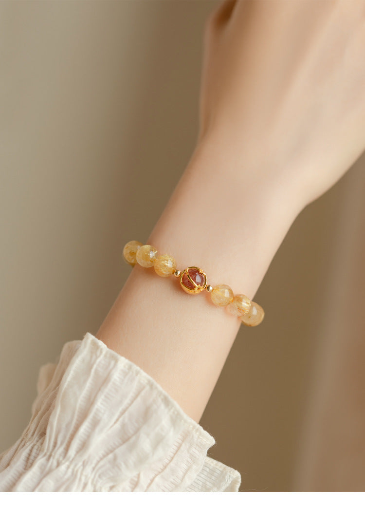 Citrine Crystal Bracelet Good Luck