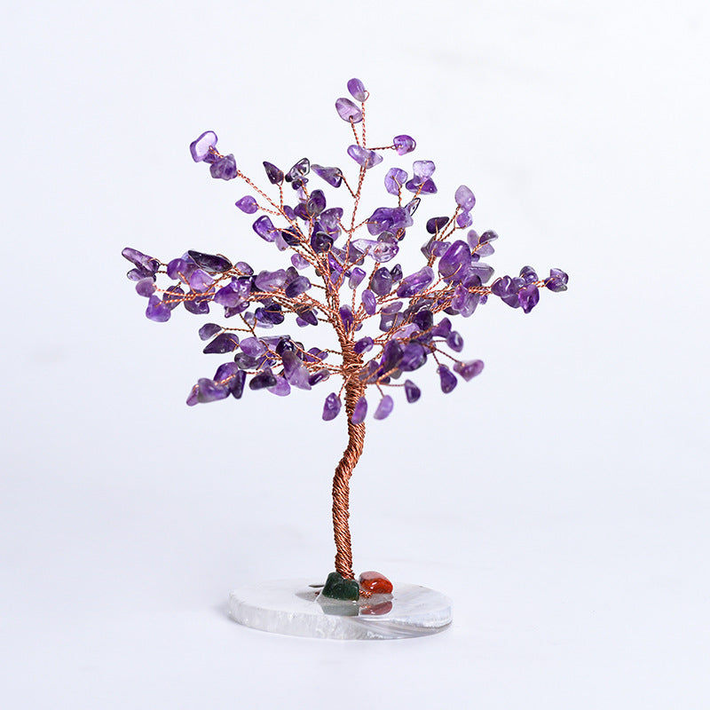 Jade Crystal Tree of Life Home Decor