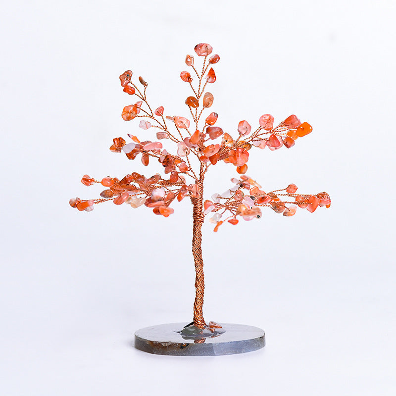 Jade Crystal Tree of Life Home Decor