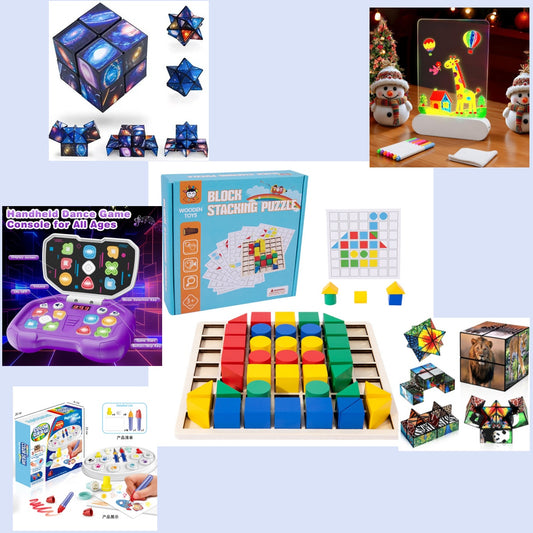 STEM Box for Kids & Teens-  5 Educational Toys & Games Surprise Bundle