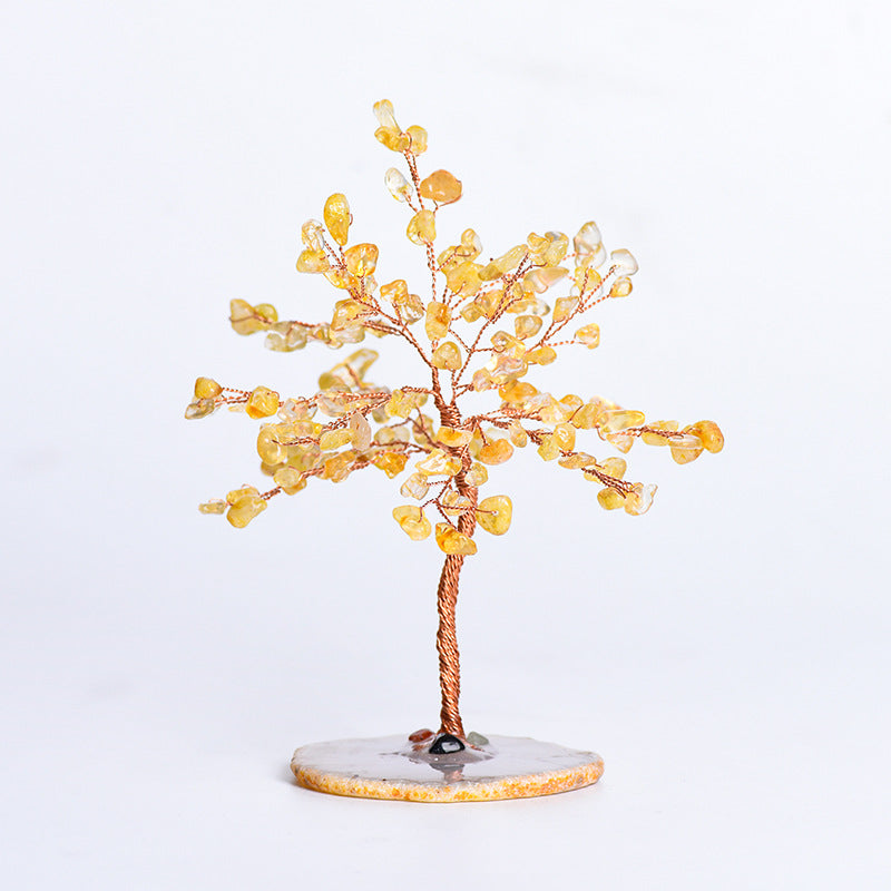 Jade Crystal Tree of Life Home Decor