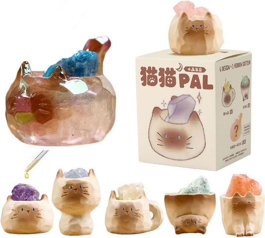 Crystal Cat Resin Action Figures