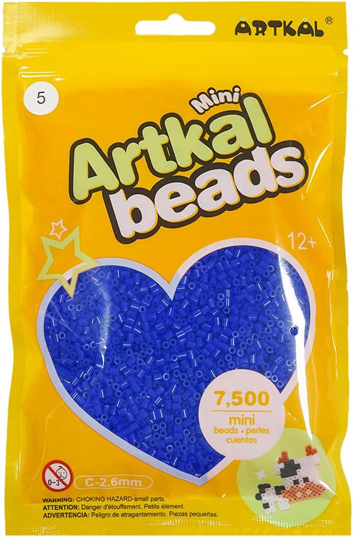 Premium Mini Fuse Beads Refill Pack – 7,500pcs (C-2.6mm)