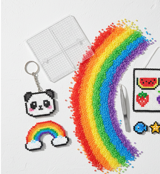 72-Color 2.6mm Fuse Bead Kit – 28,000 Pcs with Tools & Accessories | DIY Pixel Art Craft Set