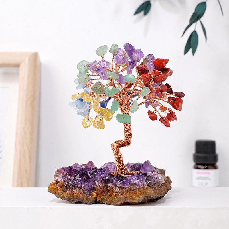 Crystal Tree of Life Natural Amthyst