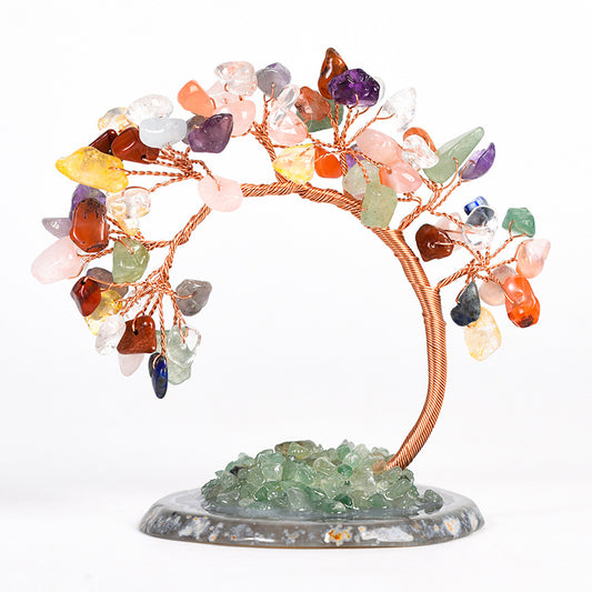 Crystal Rainbow Tree of Life Fengshui Decor