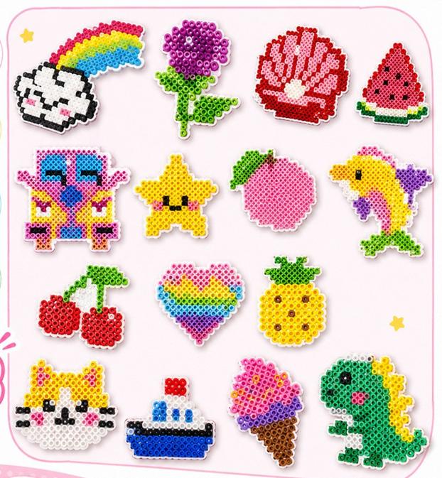 Complete 72-Color 2.6mm Fuse Bead Kit – 76,000pcs with Tools & Accessories + FREE Surprise Coaster Kit