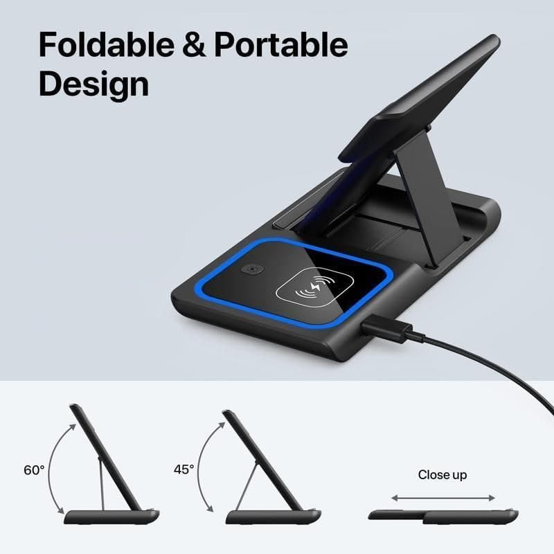 3 in 1 Wireless Charger Stand 15W